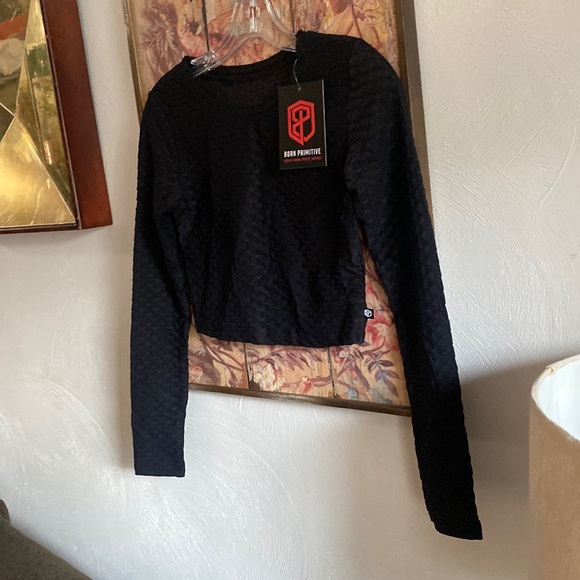 BORN PRIMITIVE WORKOUT SET HIGH WAIST LEGGING CROP TOP BODYCON WORKOUT SET S XS - Picture 8 of 17